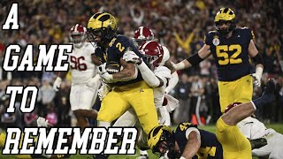 Michigan Beats Alabama in a Rose Bowl Thriller  A Game to Remember [upl. by Noned]