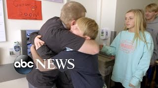 After Face Transplant Pat Hardison Reunites With Family Part 3 [upl. by Nylakcaj]