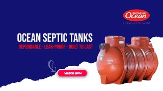 Ocean Pro Series Septic Tank  Clean Durable Leakproof PVC septic tanks [upl. by Laenaj]