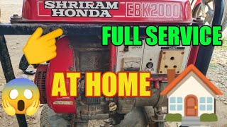 Shriram Honda generator full service at home 🏠🏠 [upl. by Frazer932]