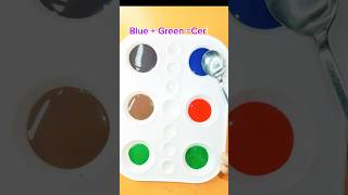 BlueRedGreen color mixing 🟠🔵🟢colormixingartshorts [upl. by Naud]