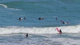 Surfing and big waves at La Grande Plage Biarritz 2892023 [upl. by Ramburt]