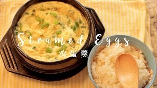 Steamed Eggs  鸡蛋羹 5 Mins Breakfast  5分钟早餐系列 [upl. by Etnuaed174]