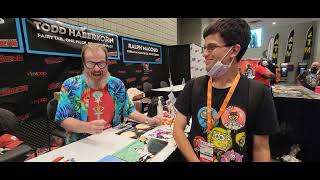 Rodger Bumpass ROASTS ME AS SQUIDWARD New York Comic Con 2022 [upl. by Attelra]