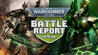 Deathwatch vs Necrons Warhammer 40k 10th Edition Battle Report Ep 58 [upl. by Sucrad]