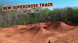 New Supercross Track Build and Test [upl. by Sheena]