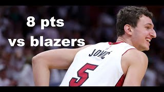 Nikola Jovic 8 Pts Miami Heat vs Portland Trail Blazers HIGHLIGHTS [upl. by Hut286]