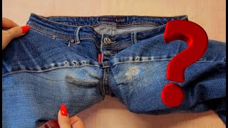 ♻️ Repurpose old jeans into 2 new fashionable clothes  DIY [upl. by Anairotciv]