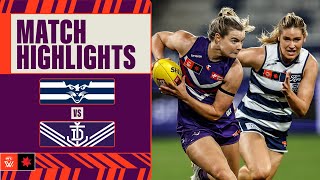 Geelong v Fremantle  Week Six 2024  AFLW [upl. by Enirak]