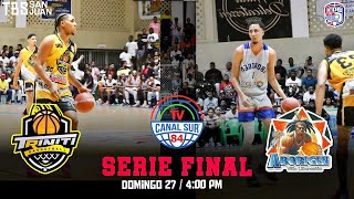 SERIE FINAL TRINITARIOS VS ABORIGEN  3ER JUEGO tbssanjuan abasanj tvcanalsur84 [upl. by Sirod]