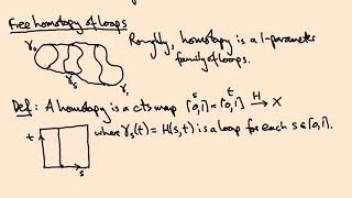 102 Paths loops homotopies [upl. by Stanwood]