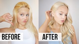 How to Fix Brassy Hair  At Home Toner Tutorial [upl. by Walcott605]