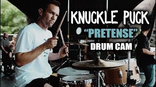 Knuckle Puck  Pretense  Drum Cam LIVE [upl. by Mas]