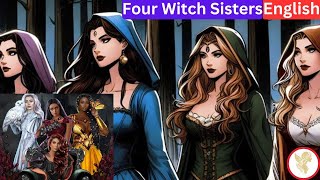 Four Witches Once upon a time in a whimsical land  English Fairytale For Kids  storytime [upl. by Jenifer]