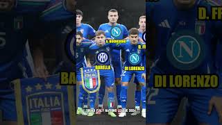 Squad Italy UEFA Nations League 2024 italy bintangbola [upl. by Arec]