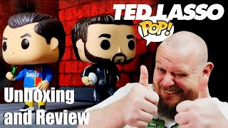 Ted Lasso Funko Pop Unboxing  Jamie Roy Keeley Rebecca Sam and Ted [upl. by Enyamert]