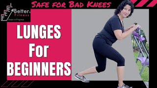 Beginner Stationary Lunges for Seniors [upl. by Nohsad]