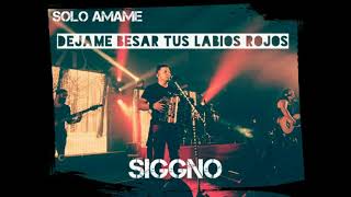 SIGGNO  quotSolo Ámamequot Letralyrics [upl. by Oeramed]