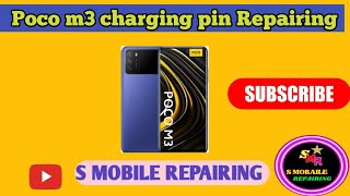 Poco m3 charging pin repairing 2024repairmobilerepairingmobilesolutioncharging problem solve [upl. by Fahy]