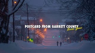 Postcard from Garrett County MD Storm Jonas [upl. by Atiuqam]