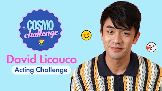 David Licaucos Flirty Acting Challenge Will Make You Feel Kilig [upl. by Acinonrev]