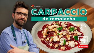 🌱✨ Carpaccio de Remolacha🍷😋 [upl. by Ecnarret]