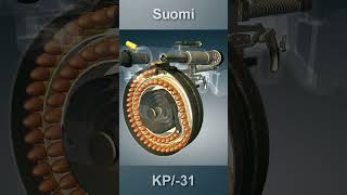 Suomi KP31 m31 drum magazine How it works shorts [upl. by Led]