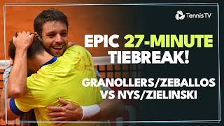 Granollers amp Zeballos Win Epic 27Minute Tiebreak  Madrid 2024 Highlights [upl. by Hicks]