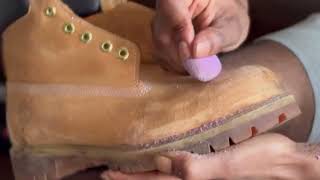 Suede timberland boots cleaning suede timberland boots timberlands [upl. by Dracir]