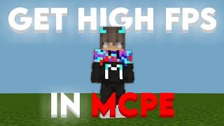 How to get High FPS in Mcpe 120  120 [upl. by Nodal]