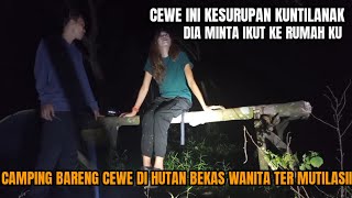 CAMPING HOROR PANIK CEWE INI KESURUPAN KUNTILANAK KETIKA BERDUA CAMPING DI TKP WANITA DI MUTILASII [upl. by Mallis]