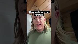 Cleaning Campervan furniture… cleaning vax beforeandafter I cannot believe how well this came up [upl. by Madancy206]