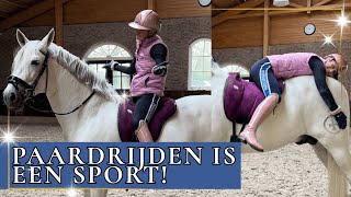 Is paardrijden een sport  PaardenpraatTV [upl. by Zolly]