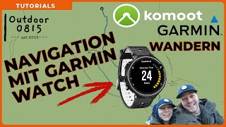 Komoot auf der Garmin benutzen  Garmin Watch laden amp navigieren 3 [upl. by Barcus33]