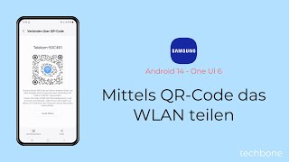 Mittels QRCode das WLAN teilen  Samsung Android 14  One UI 6 [upl. by Sidoeht]