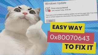 2024 Solved How To Fix Error 0x80070643kb5034441 Windows 1011 [upl. by Wilhide]