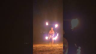 Blazing night at Crowne Plaza Fiji Fijian fire dance performance lit up the stage crowneplazafiji [upl. by Sholes137]