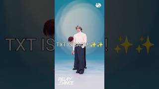 Relay dance TXT quotOver The Moonquot iconic moment txt kpop [upl. by Crissie]