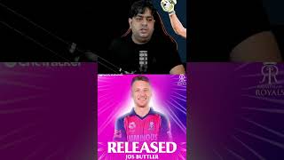 Josh butler released 🥺💔 shortsviral josbuttlerbatting englandcricketer rajasthanroyals shorts [upl. by Willow]