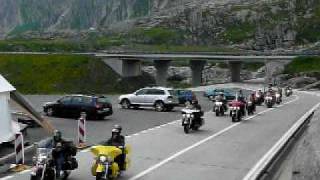 Gotthard Pass Motorcycle Summer Driving [upl. by Hephzipah]