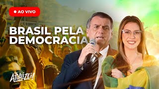 Live Manifestação  Brasil pela Democracia [upl. by Atilrahc]