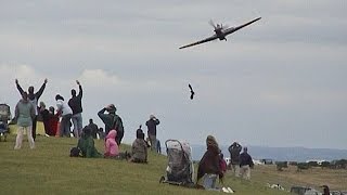 Awesome Hawker Hurricane Low Flypast quot Goosebumps quot [upl. by Eelnayr]