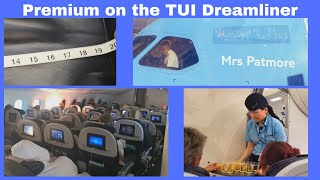 Premium Seats on TUI Dreamliner with Measurements [upl. by Kamilah]