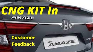 Best CNG KIT Fitted in Honda AmazeCustomer Full Review after fitting [upl. by Jordan]