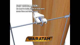 Waratah Gripple T Clip wire tie off [upl. by Aleekahs325]