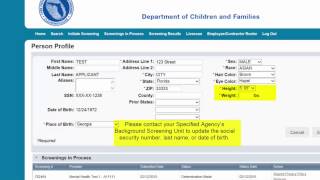 Background Screening Clearinghouse Individual Profile and Search [upl. by Haye782]