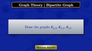 Graph  Complete Bipartite Graph [upl. by Ahsirk]