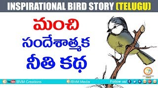 A lesson from a bird can inspire youమంచి సందేశాత్మక నీతి కథinspirational moral storyBvm Creations [upl. by Vala149]