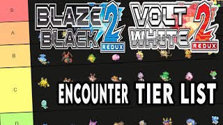 BLAZE BLACK 2VOLT WHITE 2 Redux Encounter Tier List before the first gym [upl. by Wynnie]