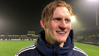 Pascal Steinwender nach dem 21 Erfolg gegen den SV Meppen II [upl. by Eenal]